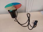 Discolamp met kleurenschijf | 2x, Huis en Inrichting, Lampen | Hanglampen, Ophalen, Minder dan 50 cm