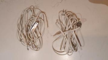 2x C7 kabel IKEA FORNIMMA met schakelaar 3 meter beschikbaar voor biedingen