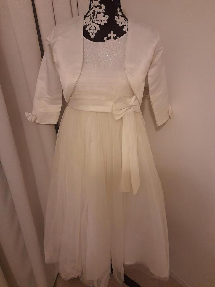 Feestelijke meisjesjurk met bolero's, Kinderen en Baby's, Kinderkleding | Overige, Zo goed als nieuw, Meisje, Ophalen of Verzenden