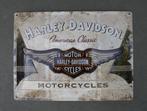 Harley-Davidson American classic bord 883 fatboy Shovelhead, Nieuw, Reclamebord, Ophalen of Verzenden