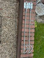 Staartgrendels 80 cm, Ophalen, Zo goed als nieuw, Rvs, Slot