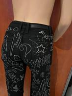 JOHN RICHMOND jeans met studs maat S  origineel NIEUW, Zwart, Nieuw, Ophalen of Verzenden, W28 - W29 (confectie 36)