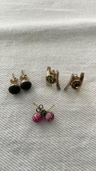 Oorbellen, Sieraden, Tassen en Uiterlijk, Oorbellen, Zo goed als nieuw, Zilver, Ophalen