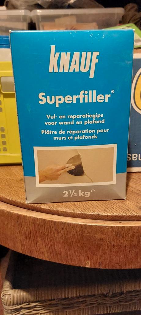 2x KNAUF Superfiller 2,5kg - Nieuw!, Doe-het-zelf en Verbouw, Verf, Beits en Lak, Nieuw, Minder dan 5 liter, Wit, Ophalen