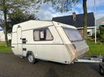 Kip Grey Line 40 EK RONDZIT, PANORAMA LUIFEL 2995,, Caravans en Kamperen, Bedrijf, Stabilisator, Rondzit, 2 aparte bedden