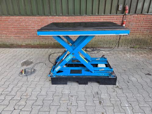 Hymo heftafel 2 ton 140 x 105 vrijstaand, Doe-het-zelf en Verbouw, Werkbanken, Gebruikt, Ophalen