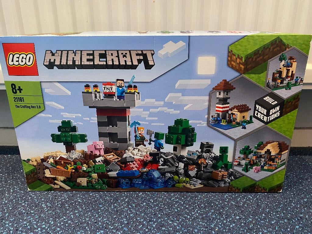 Lego 21161 De Crafting-box 3.0 Lego Minecraft Nieuw in doos, Kinderen en Baby's, Speelgoed | Duplo en Lego, Ophalen, Nieuw, Complete set