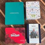 Set van 4 Blikjes - Koekentrommels, Ophalen of Verzenden, Gebruikt, Koek(jes), Overige merken