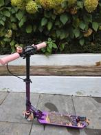 Oxelo step Decathlon paars metallic met vering en handrem, Ophalen, Gebruikt, Gewone step, Oxelo