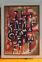 Vintage schilderij , seventies. Grote afmeting., Ophalen