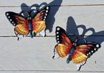 SETJE VLINDERS / GIETIJZER, Dierenbeeld, Nieuw, Metaal, Info@huisentuindecoratiemarie.nl