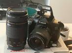 Canon 1300D full HD 9541clicks 2 Canon lenzen + fototas, Audio, Tv en Foto, Fotocamera's Digitaal, Spiegelreflex, Canon, Zo goed als nieuw