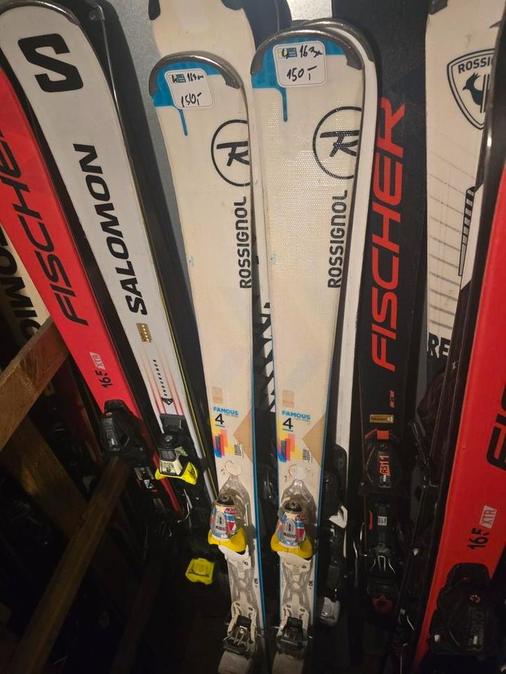 163CM DAMES ROSSIGNOL FAMOUS CARVE SKI 4, Sport en Fitness, Skiën en Langlaufen, Zo goed als nieuw, Ski's, Skiën, Rossignol, Carve