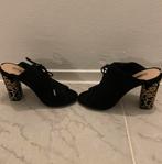 Dames muiltjes (originele) guess, Zwart, Zo goed als nieuw, Sandalen of Muiltjes, Ophalen of Verzenden