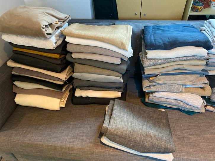 Gordijnstalen - Diverse Stoffen & Maten, Huis en Inrichting, Keuken | Servies, Zo goed als nieuw, Overige typen, Overige stijlen