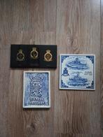 Collectie van Delfts blauwe tegels defensie, Verzamelen, Ophalen of Verzenden