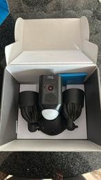 Ring floodlight camera zwart met sirene en bewegingssensor, Ophalen of Verzenden, Gebruikt