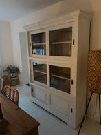 Witte houten buffetkast, Ophalen, 100 tot 150 cm, 150 tot 200 cm, 25 tot 50 cm