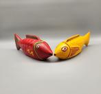 240251 - Two Afrikaanse Bozo fish marionettes - Mali, Antiek en Kunst, Ophalen of Verzenden