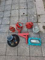 Vintage Lampen Collectie, Gebruikt, Ophalen of Verzenden, Glas, Minder dan 50 cm