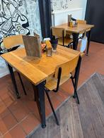 Tafel eikenhout 2 persoons, Huis en Inrichting, Tafels | Eettafels, Ophalen, Eikenhout, 50 tot 100 cm, Zo goed als nieuw