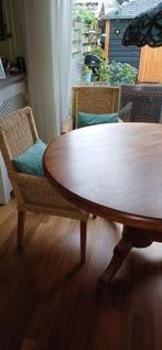 Houten Eettafel - Rond 130x130 mooi het Kabinet Bunnik, Ophalen, Klassiek, Rond, Vier personen