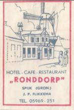 molen Ronddorp Spijk Groningen - J Flikkema, Ophalen of Verzenden