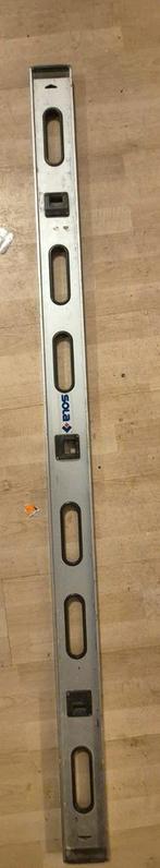 Solar stel waterpas 180 cm x 10 cm aluminium, Doe-het-zelf en Verbouw, Ophalen of Verzenden, Gebruikt