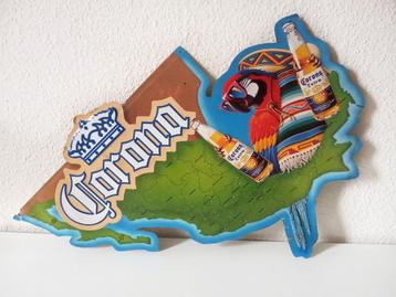 Reclamebord Corona bier in de vorm van Mexico beschikbaar voor biedingen