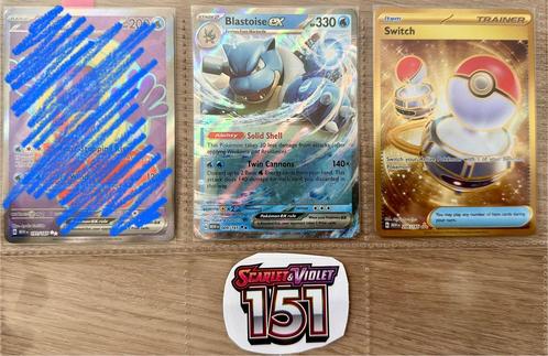 Ruilen of te koop: 151 (MEW) kaarten Pokémon, Hobby en Vrije tijd, Verzamelkaartspellen | Pokémon, Nieuw, Meerdere kaarten, Foil