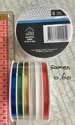 2 rollen cadeau lint nw heb meerdere setjes, Diversen, Cadeaupapier, Ophalen of Verzenden, Nieuw