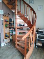 Hardhouten Draaitrap - Prachtige Blikvanger!, Doe-het-zelf en Verbouw, Ophalen, 2 tot 4 meter