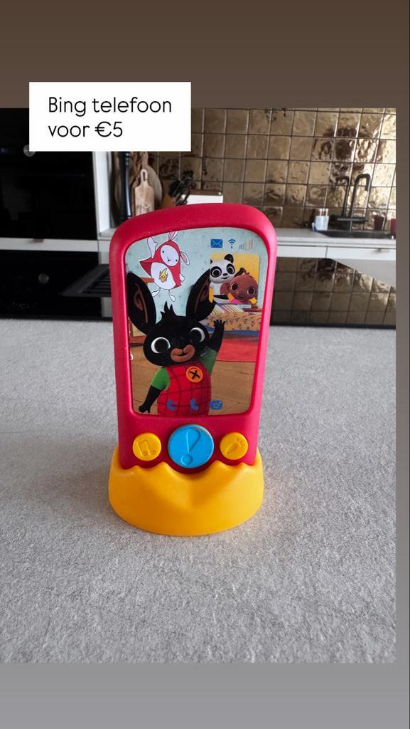 BING TELEFOON, Kinderen en Baby's, Speelgoed | Babyspeelgoed, Zo goed als nieuw, Overige typen, Ophalen of Verzenden