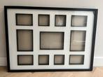 Collage fotolijst met zwarte rand, 11 foto’s, Ophalen of Verzenden, Gebruikt