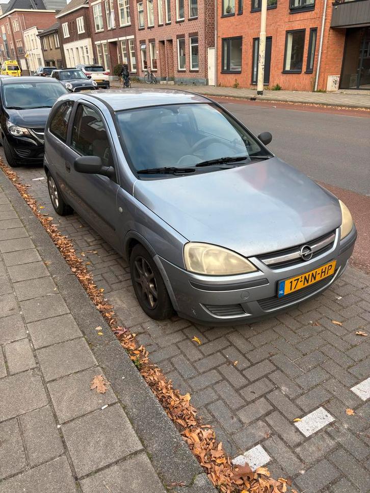 Opel Corsa 1.2 16V 3D 2003 Grijs, Auto's, Opel, Particulier, Corsa, Benzine, C, Hatchback, Handgeschakeld, Origineel Nederlands