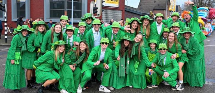 Kikker Carnavalspakken - 3 Personen, Kleding | Dames, Carnavalskleding en Feestkleding, Zo goed als nieuw, Kleding, Carnaval, Maat 42/44 (L)