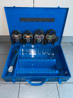 Uponor persbekkenset 16-20-25-32 met koffer en snijmes, Ophalen, Gebruikt