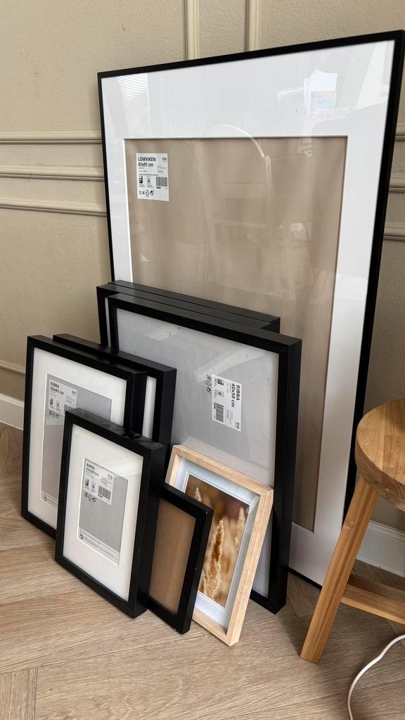 9 fotolijsten, Audio, Tv en Foto, Fotografie | Fotolijsten, Gebruikt, Ophalen