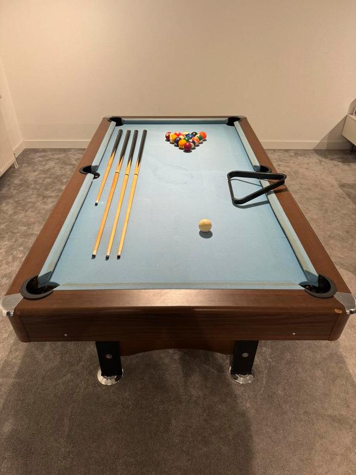 Pooltafel, Sport en Fitness, Biljarten en Poolen, Gebruikt, Pooltafel, Ophalen