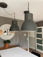 2x Ikea hanglamp Hektar donkergrijs, Ophalen, Zo goed als nieuw, Metaal, Minder dan 50 cm