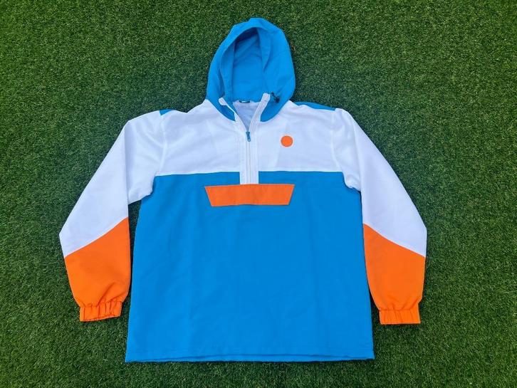 Roland Garros Windbreaker Pop Energy Men's Windproof, Kleding | Heren, Jassen | Zomer, Zo goed als nieuw, Maat 52/54 (L), Blauw