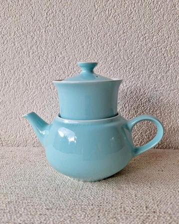 Vintage koffiepotje met filter Sociéte Ceramique Maastricht  beschikbaar voor biedingen