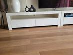 Wit TV Meubel, Ophalen, 25 tot 50 cm, 100 tot 150 cm, Minder dan 100 cm