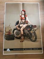 3x CMS grote posters Honda cb750 cl360 sl350, Ophalen of Verzenden, Zo goed als nieuw