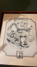 Tantechnicus prent in lijst, Antiek en Kunst, Kunst | Tekeningen en Foto's, Ophalen of Verzenden