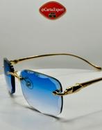 Cartier Panthere Diamond Cut zonnebril, Sieraden, Tassen en Uiterlijk, Overige merken, Zonnebril, Blauw, Nieuw