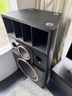 HiVi Swan 1808 pro, Zo goed als nieuw, 120 watt of meer, Front, Rear of Stereo speakers, Ophalen