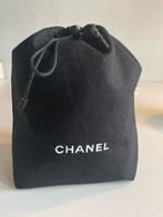 Chanel linnen buideltasje zwart roze, Nieuw, Ophalen of Verzenden, Zwart