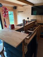 Complete bar / mancave bar inclusief tap, krukken, koeling, Ophalen, Zo goed als nieuw, Inclusief barstoelen