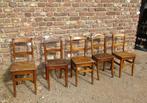 14 oude cafe stoelen herve boeren stoeltjes, Antiek en Kunst, Curiosa en Brocante, Ophalen